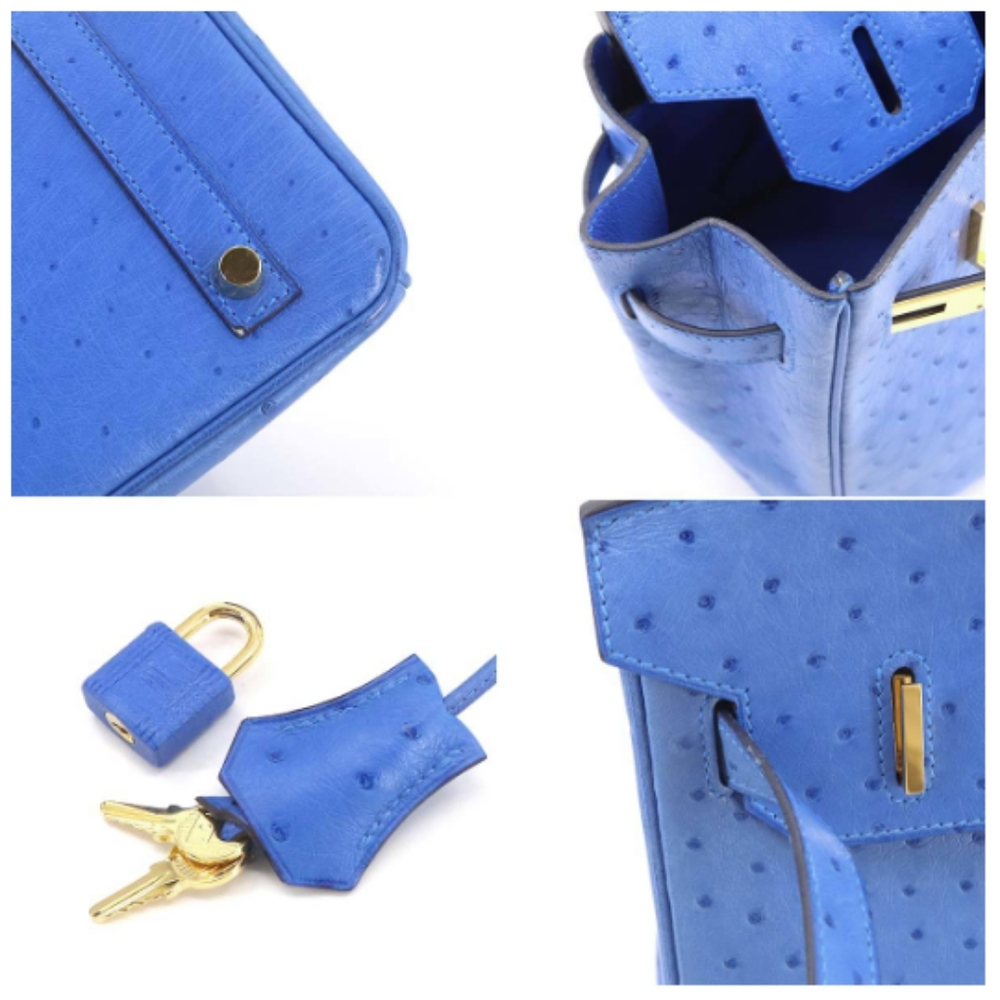 Hermes Birkin Ostrich Mykonos 30cm - New - Picture 7 of 7